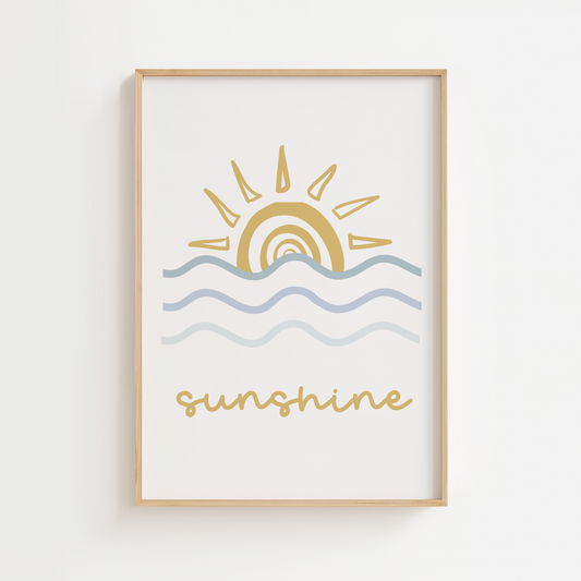 Sunshine Surfer Print