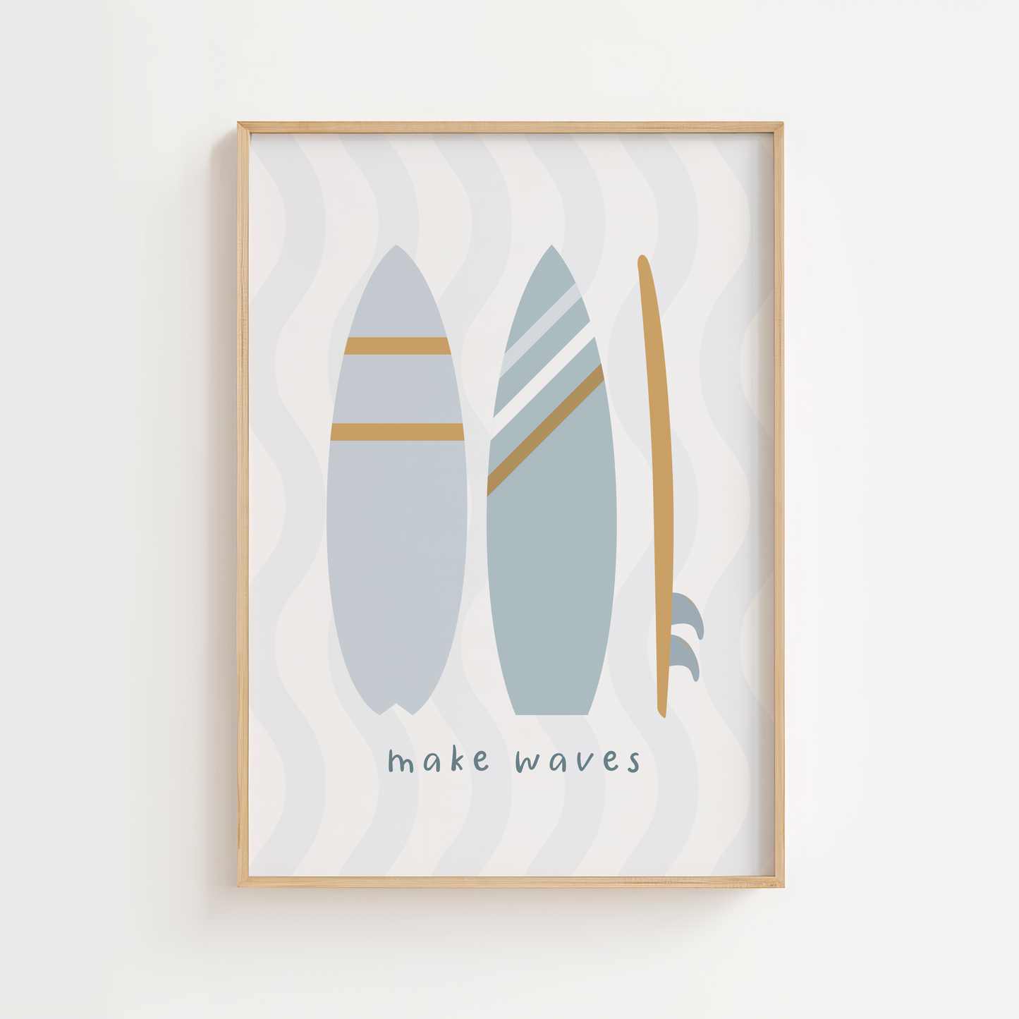Cool Kids Surf board Print