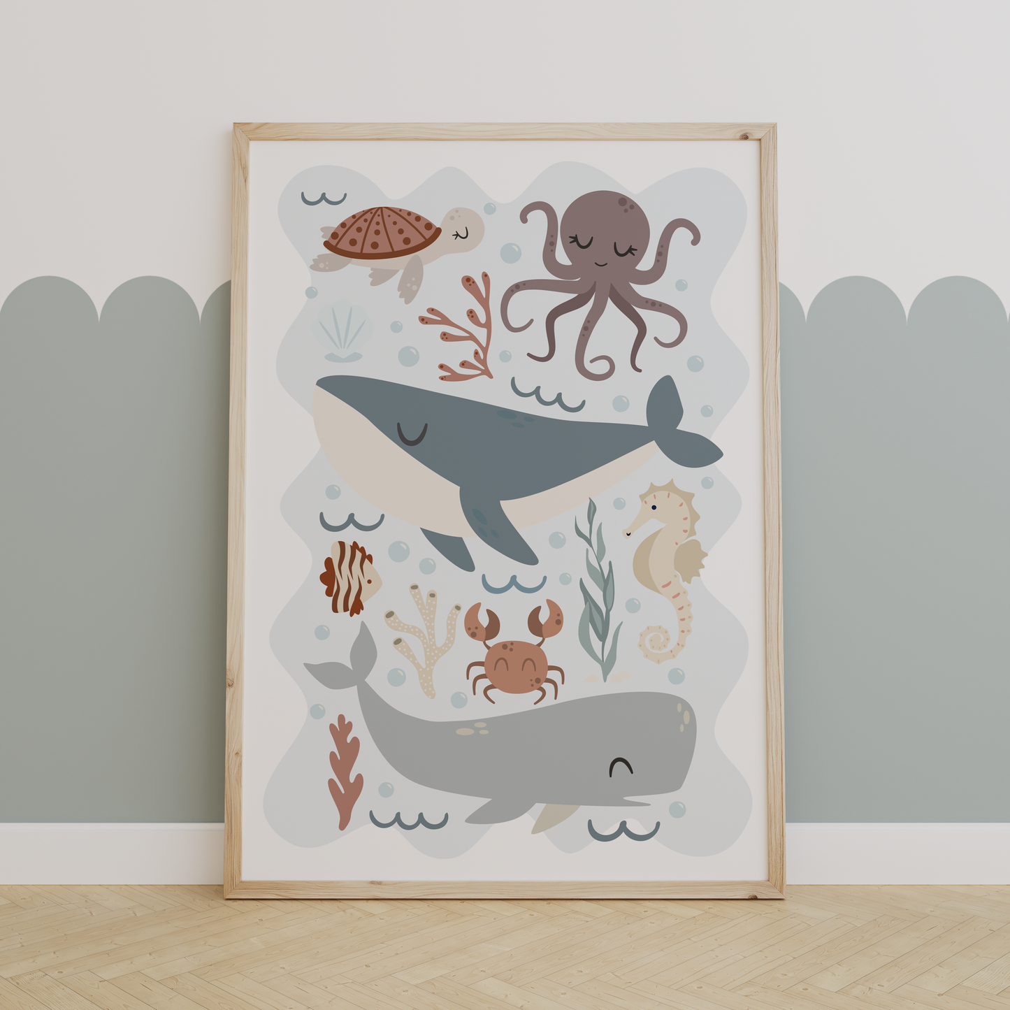 Ocean Animals Print