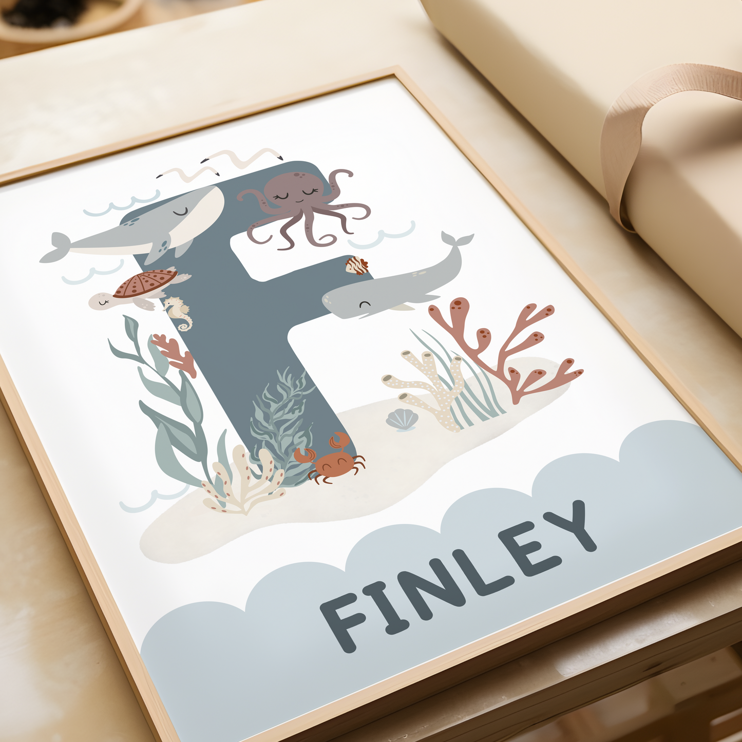 Personalised Under The Sea Print