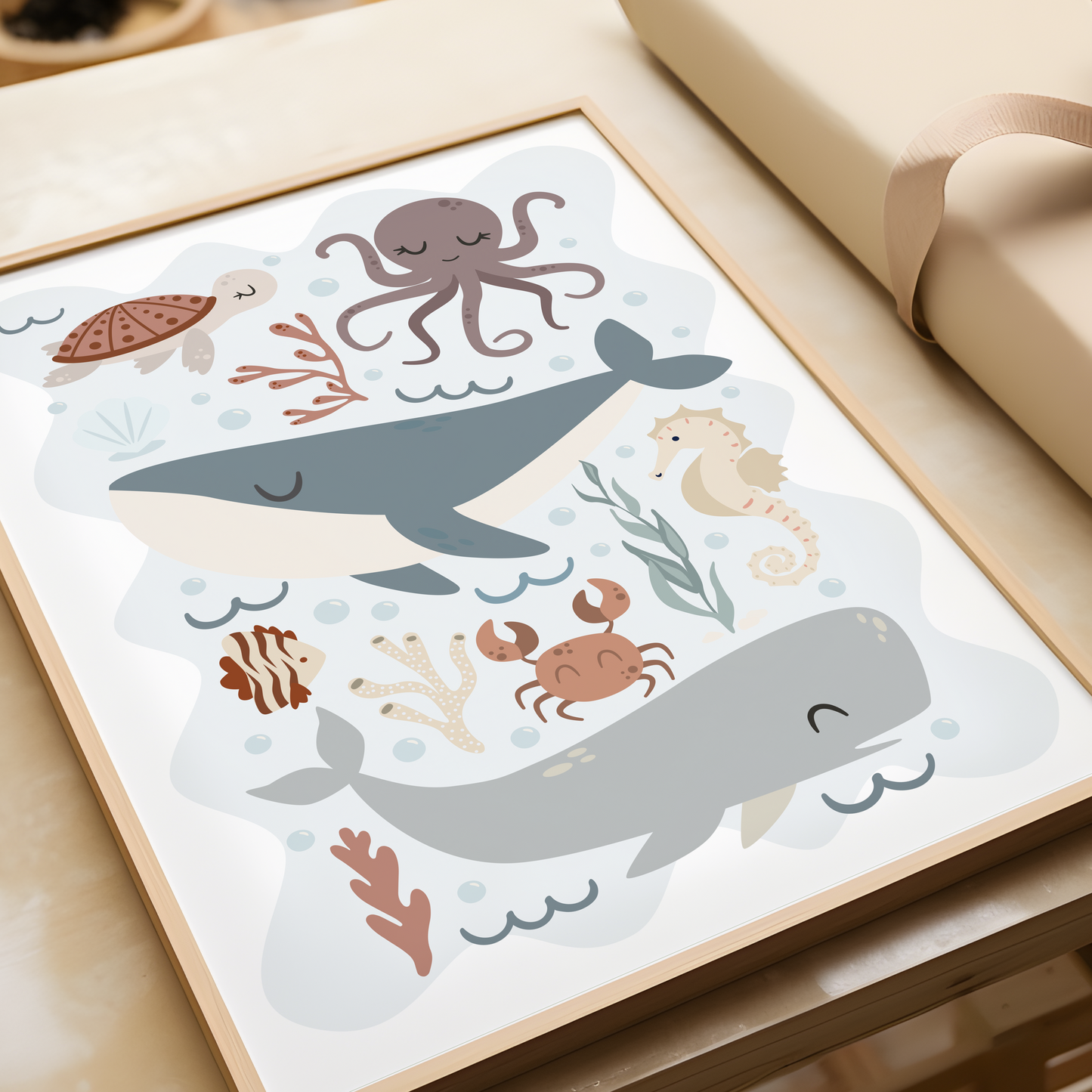 Ocean Animals Print