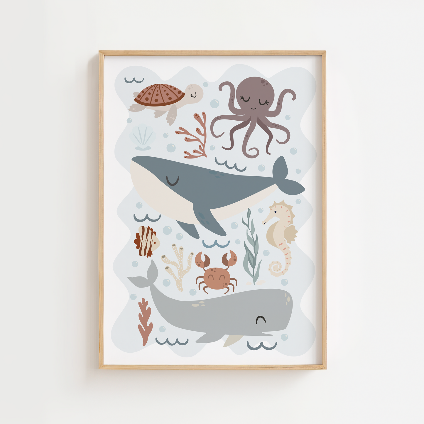 Ocean Animals Print