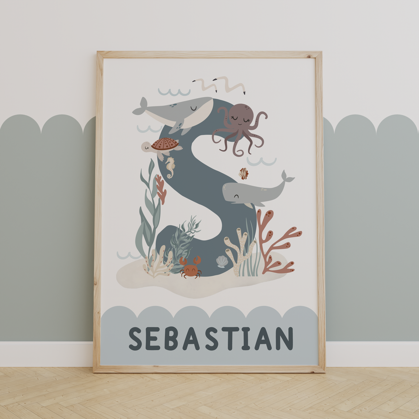 Personalised Under The Sea Print