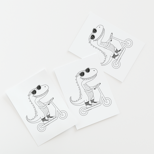 Free Cool Croc Colouring Sheet