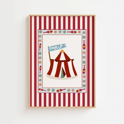 Circus Tent Print