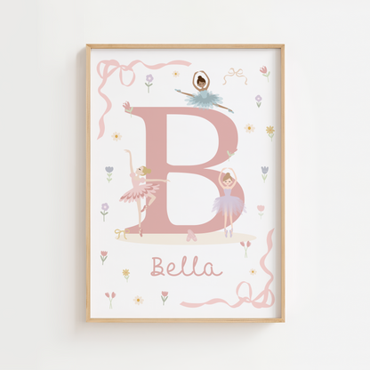 Personalised Ballet Print