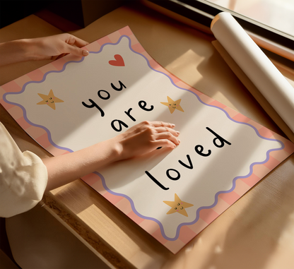 You Are So Loved Nursery Print