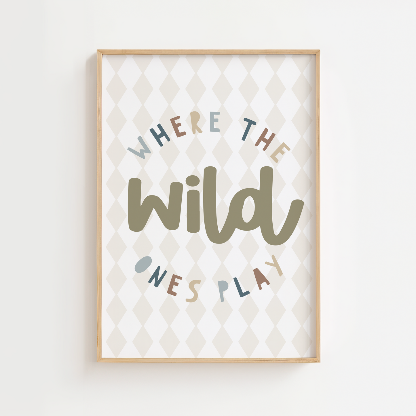 Neutral 'Where The Wild Ones Sleep" Print