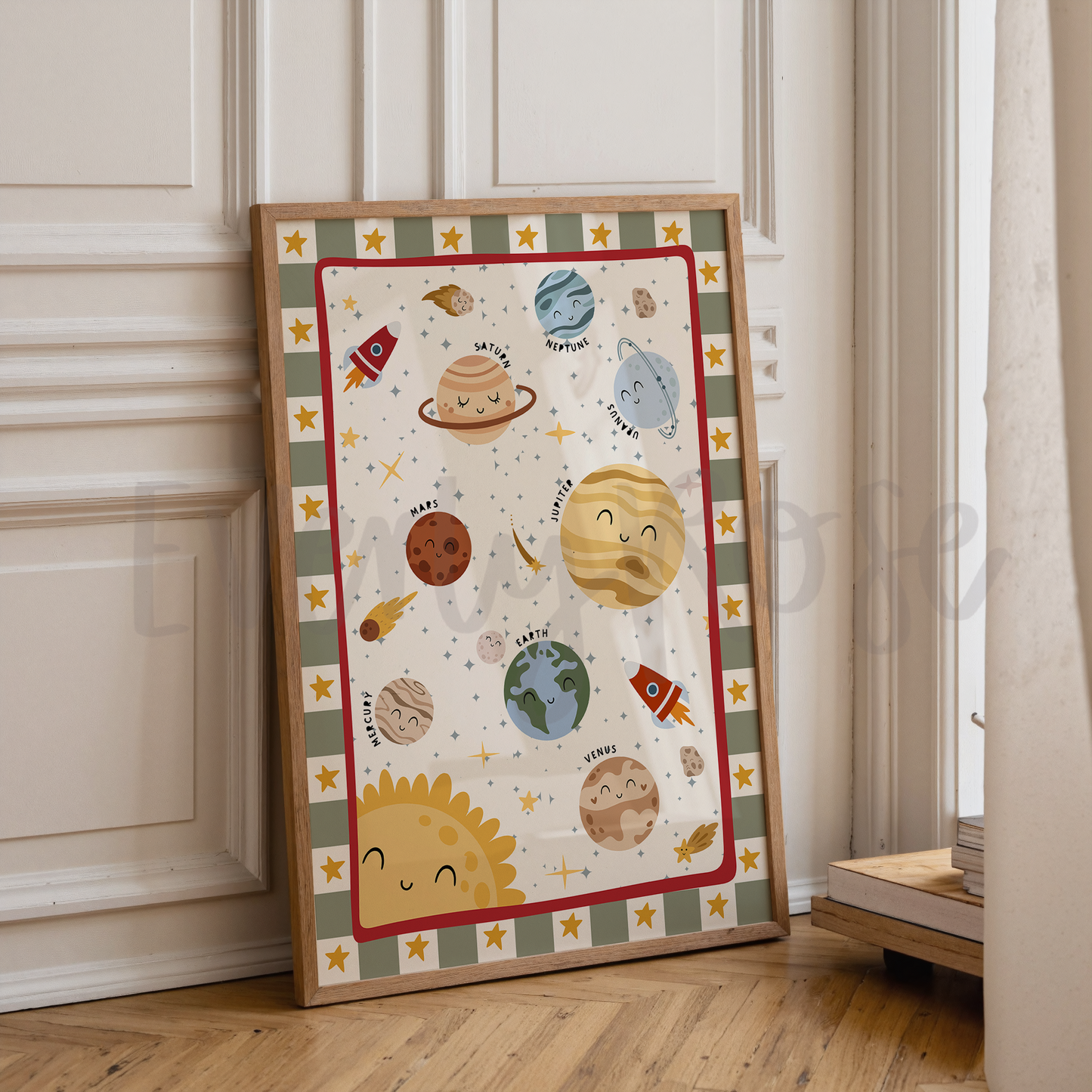 Solar System Educational Kids Print