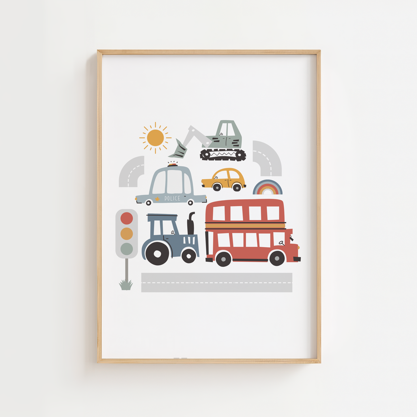 Scandi Transport Print