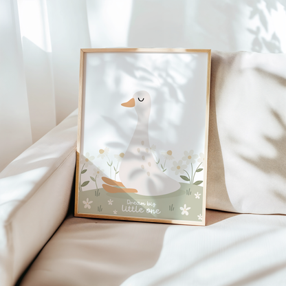 Vintage Goose Print