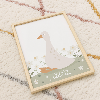 Vintage Goose Print
