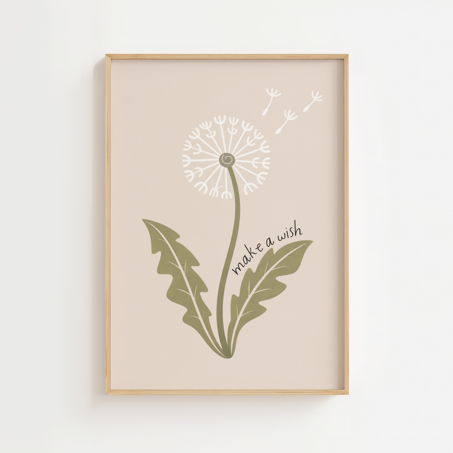 Make a Wish Dandelion Print