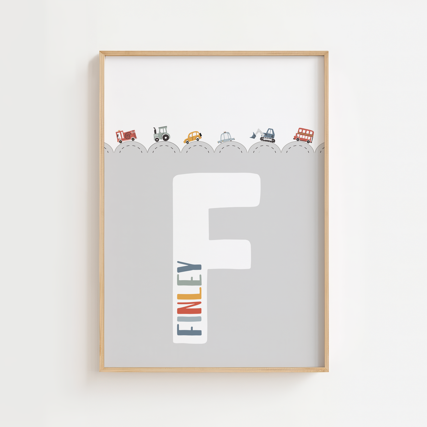 Personalised Scallop Transport Print