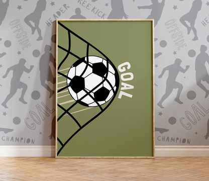 GOAL! Football Print
