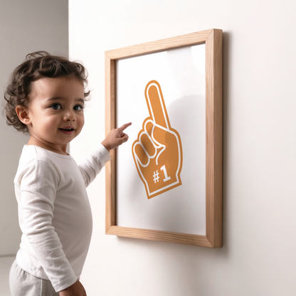 Foam Finger Sports Print