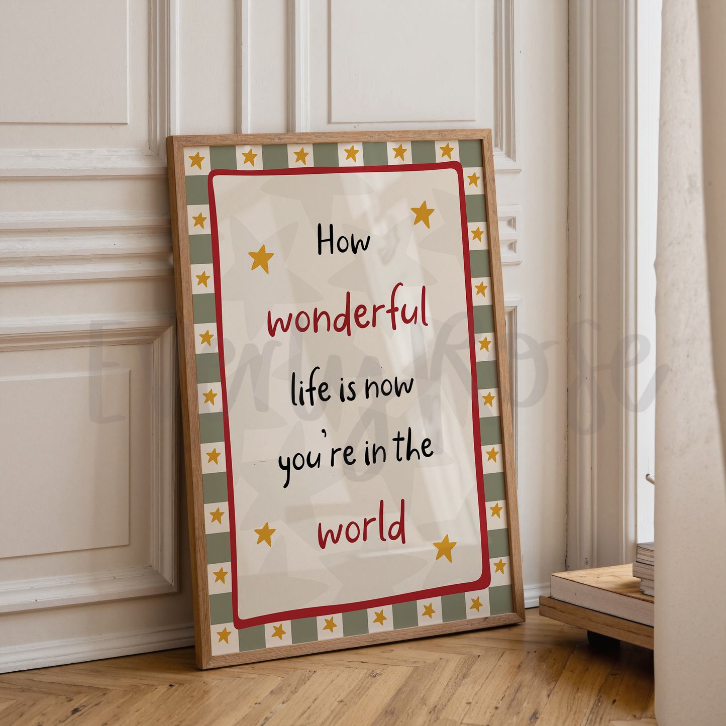 How Wonderful Life Is Print