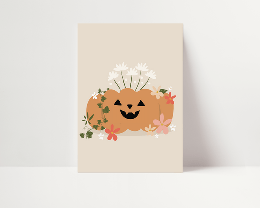 Happy Pumpkin Autumn/Halloween Print