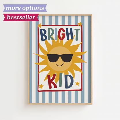 Bright Kid Art Print