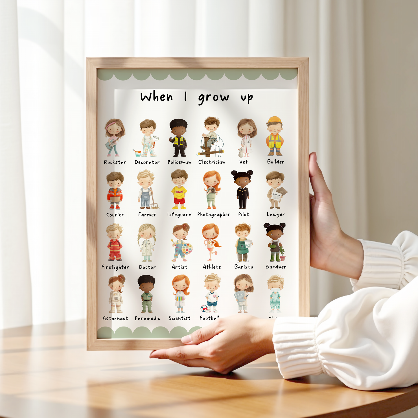 When I Grow Up Career Print
