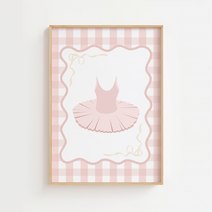 Ballet Tutu Print