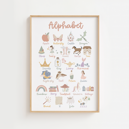 Fairy Alphabet Print
