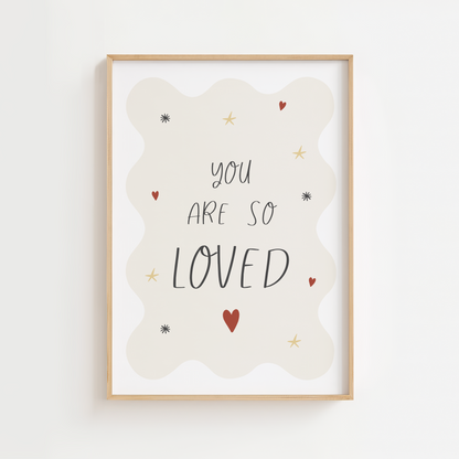 You Are So Loved Wall Art