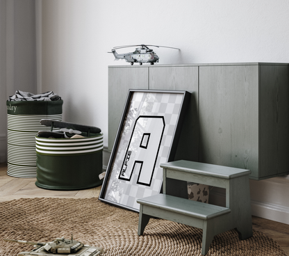 Personalised Gaming Initial Print