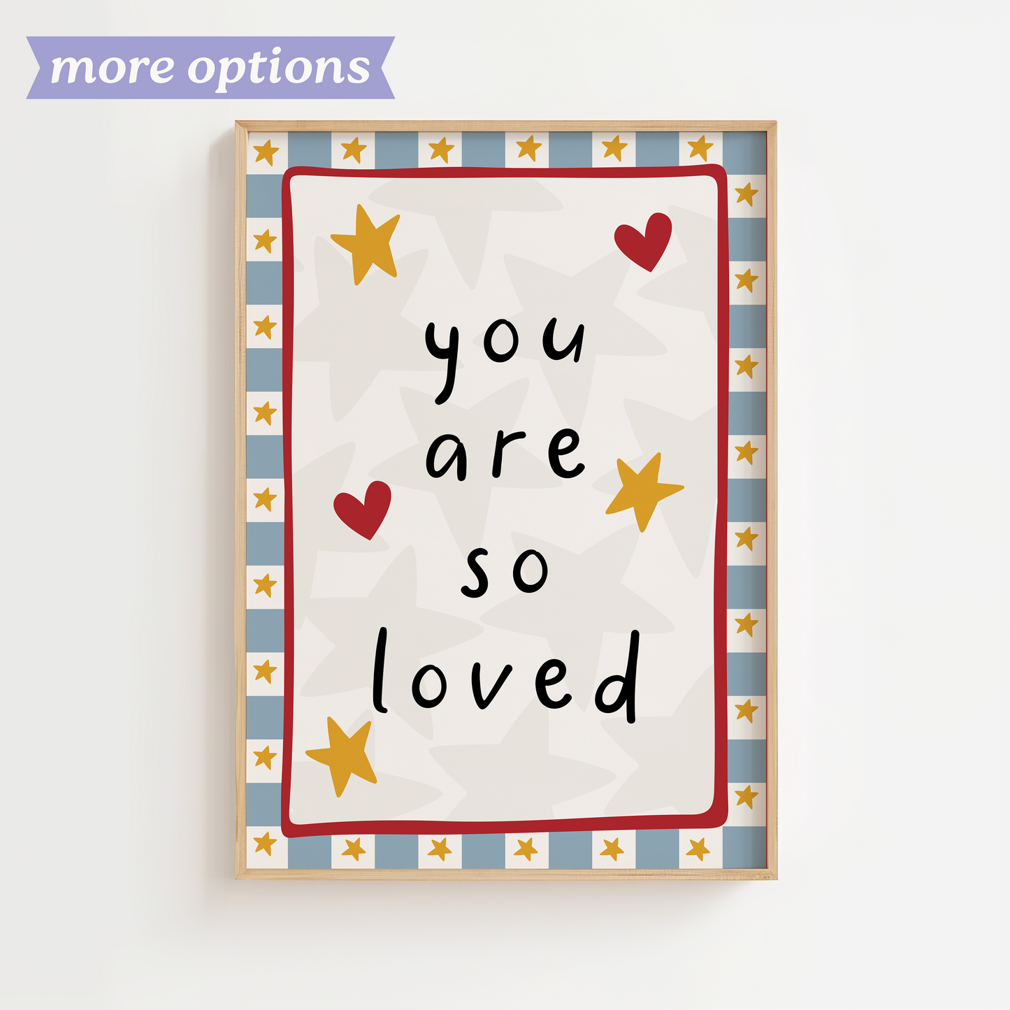 You Are So Loved Nursery Print