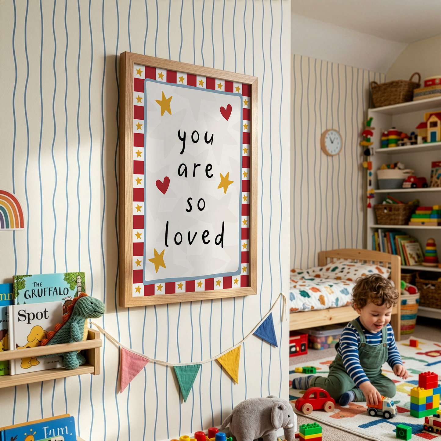 You Are So Loved Nursery Print