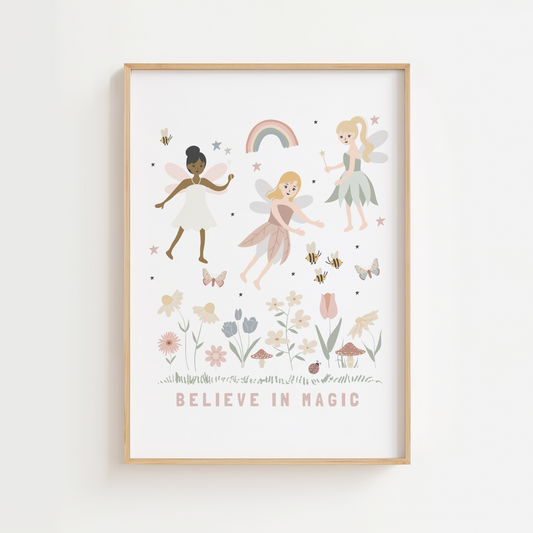 Fairy "Believe In Magic" Print