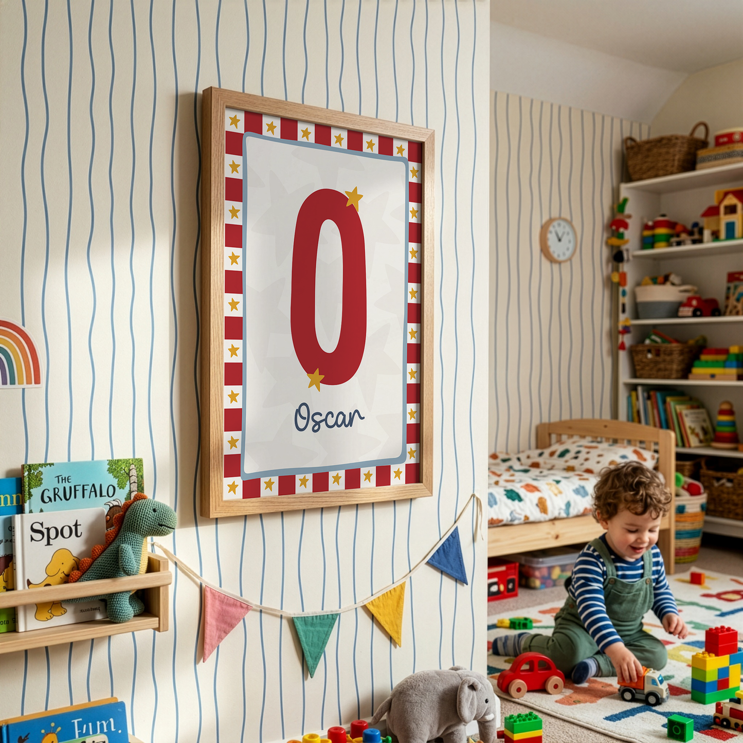 Personalised Initial Star Print