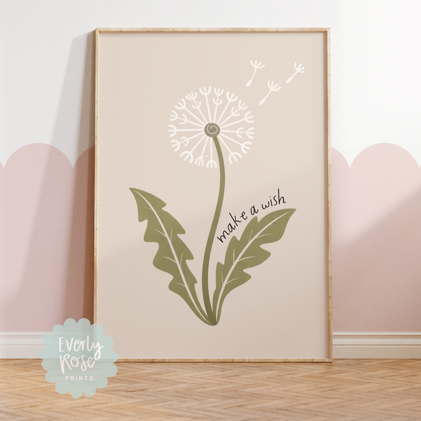 Make a Wish Dandelion Print