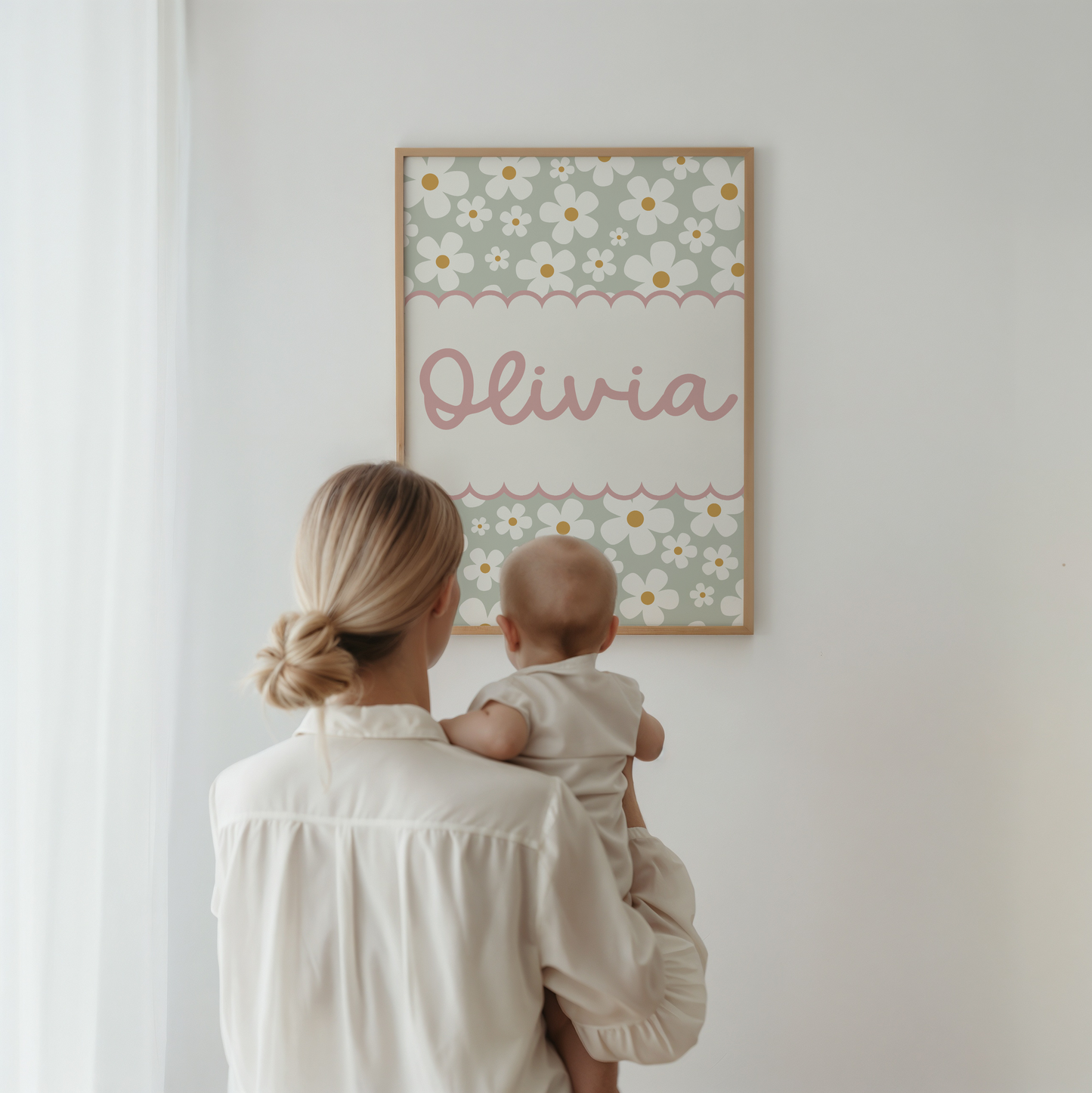 Personalised Daisy Name Print