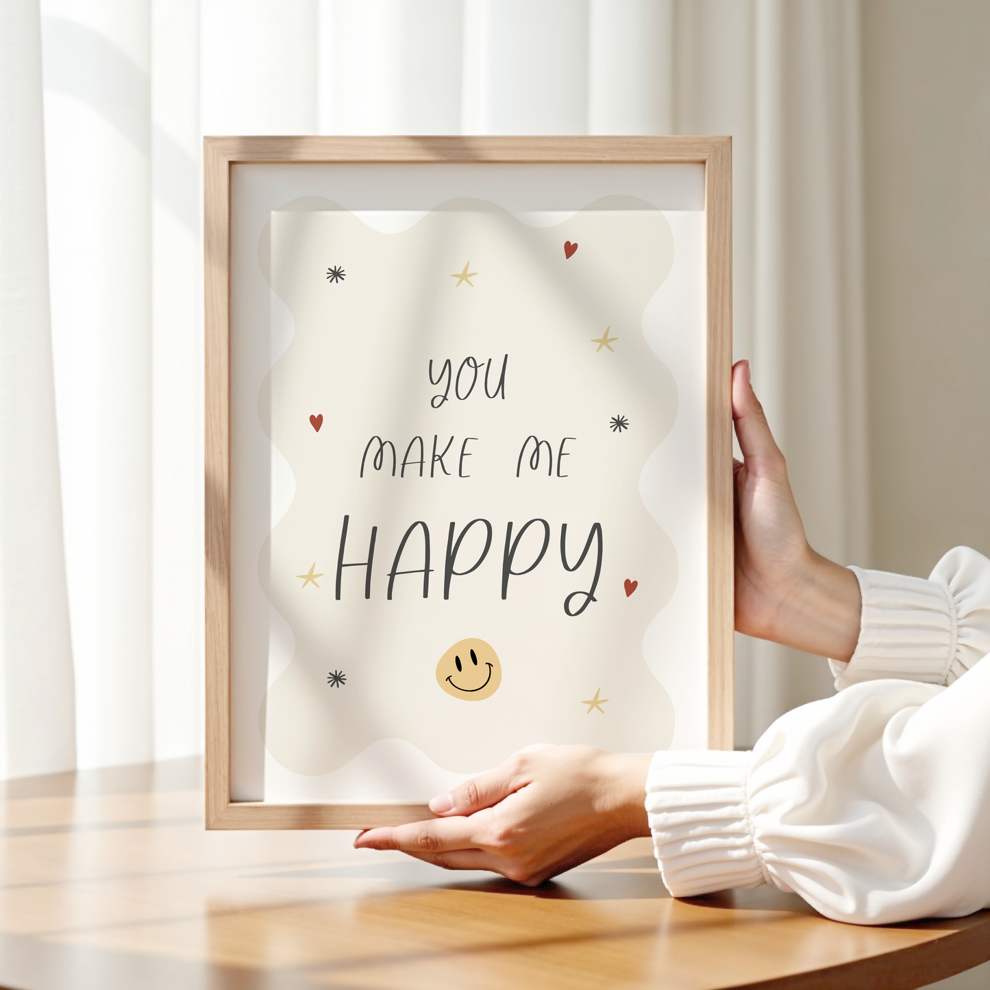 You Make Me Happy Wall Art
