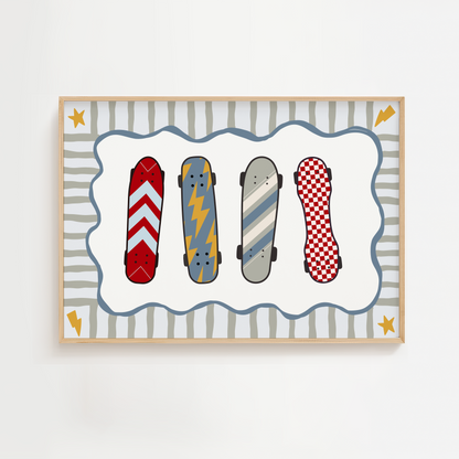Skateboard Print