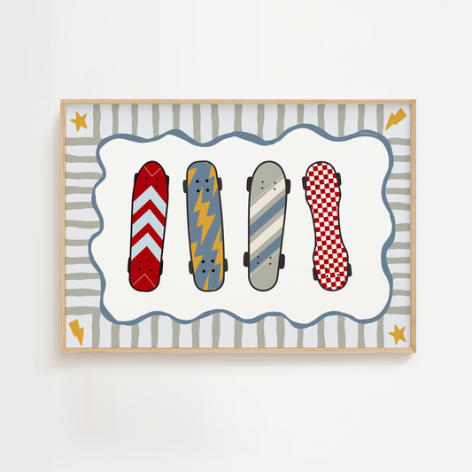 Skateboard Print