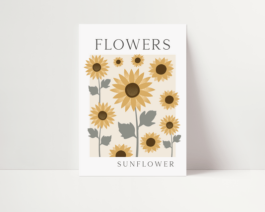 Flower Market Sunflowers Print