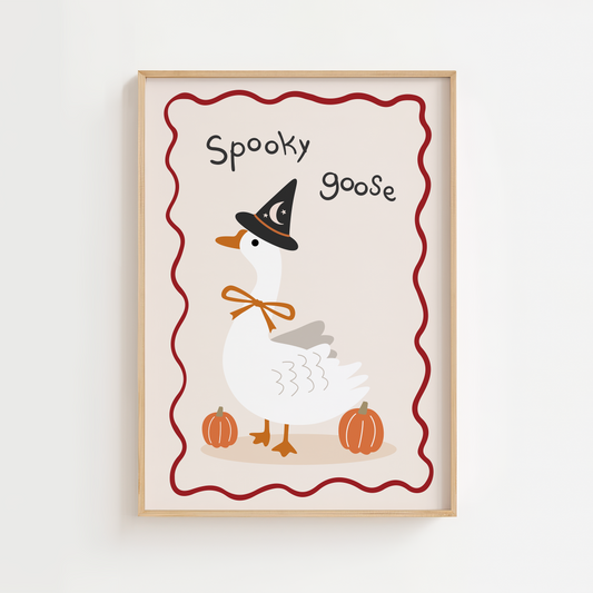 "Spooky Goose" Halloween Print