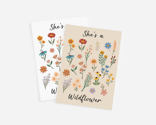 She's A Wildflower Art Print