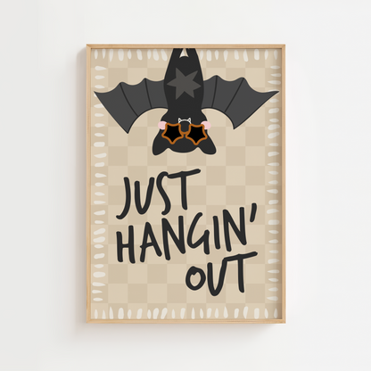 "Just Hangin' Out" Halloween Print