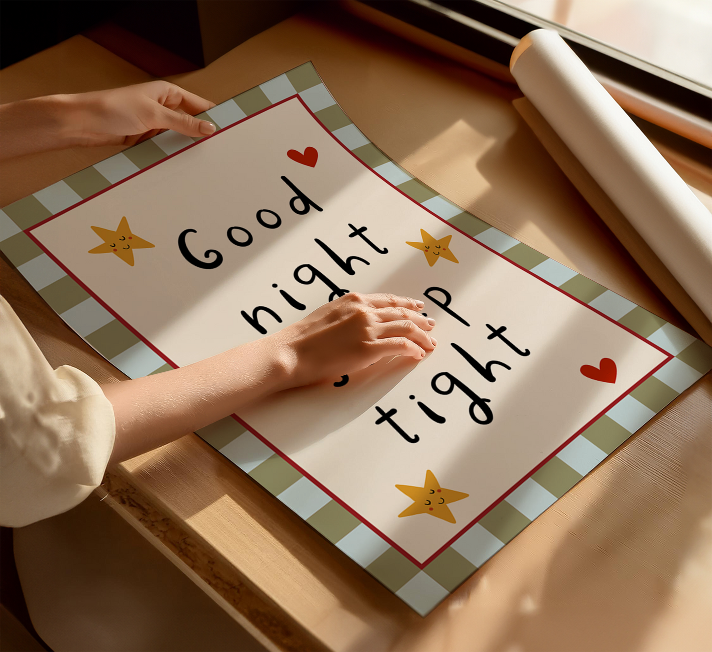 Good Night Sleep Tight Nursery Print