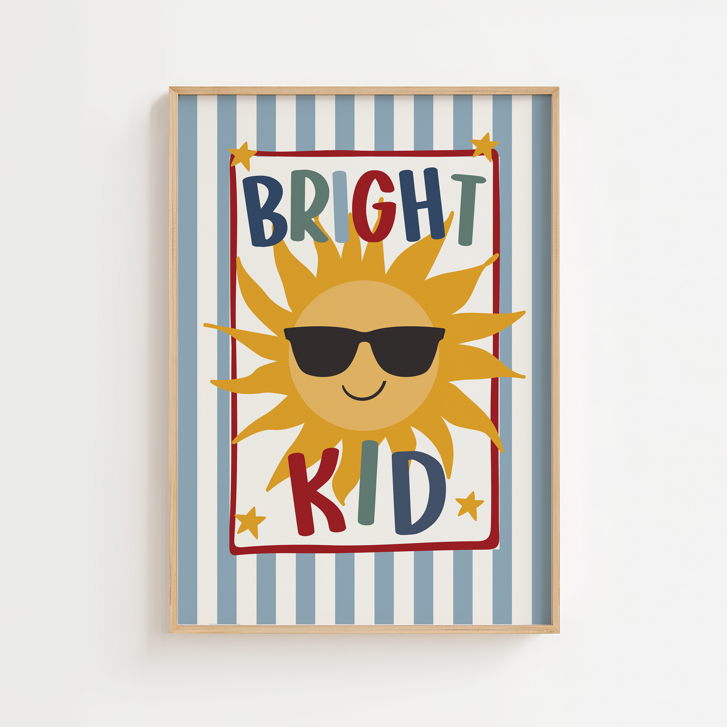 Bright Kid Art Print