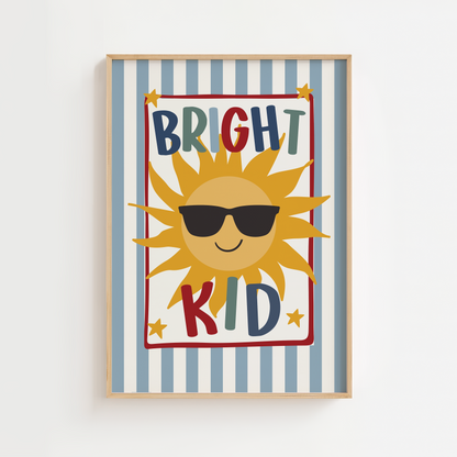 Bright Kid Art Print