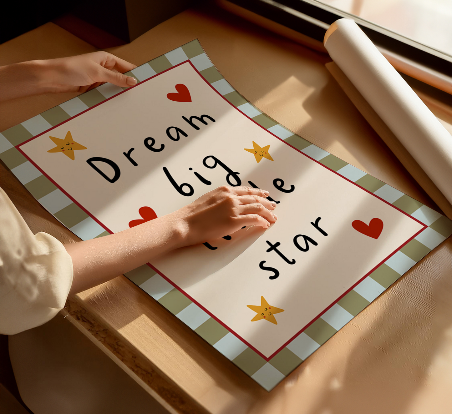 Dream Big Little Star Nursery Print