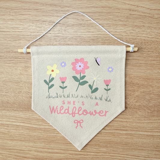 *CLEARANCE* She's A Wildflower Medium Banner