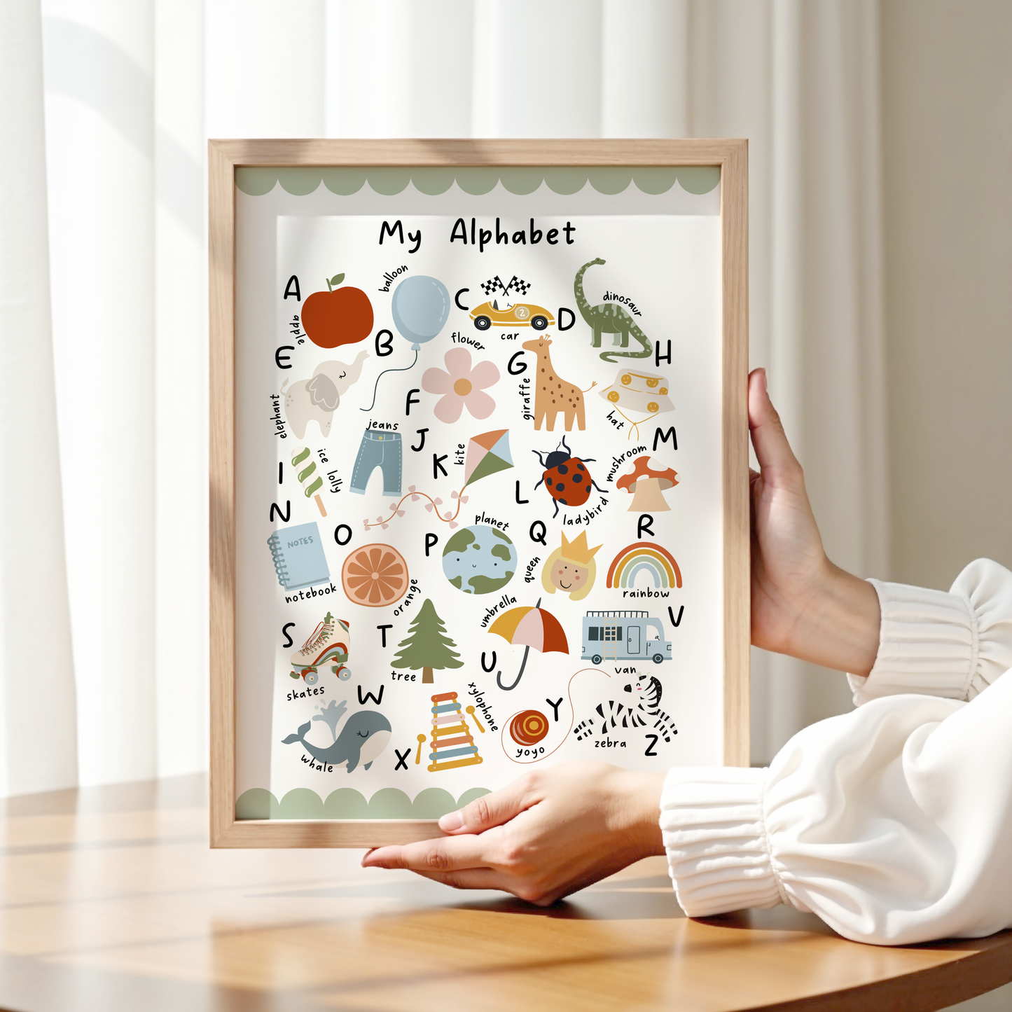 My Alphabet Nursery Learning Print