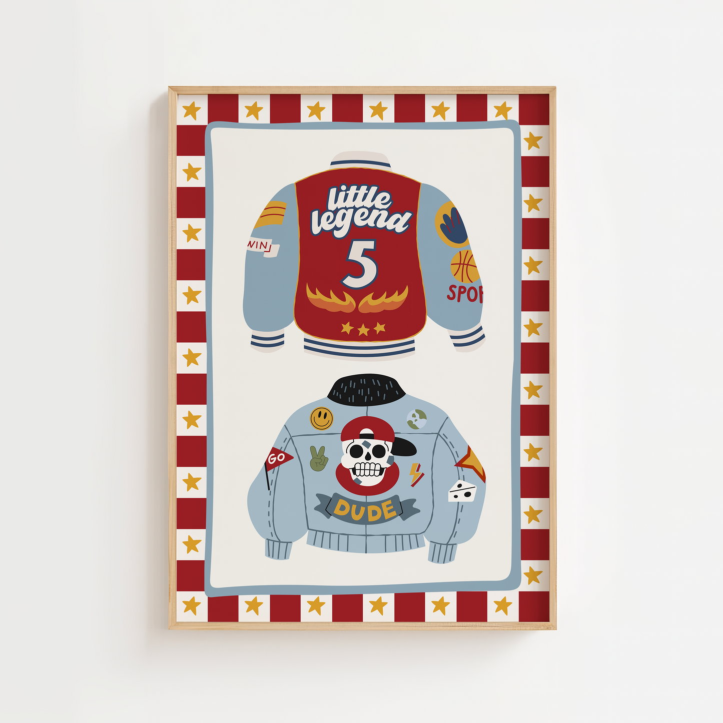 Little Legend Jacket Print - Red