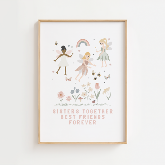 Fairy Sisters Print