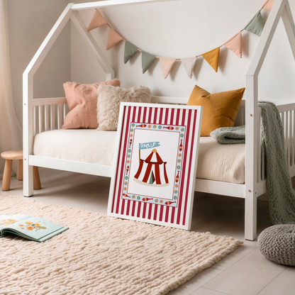 Circus Tent Print